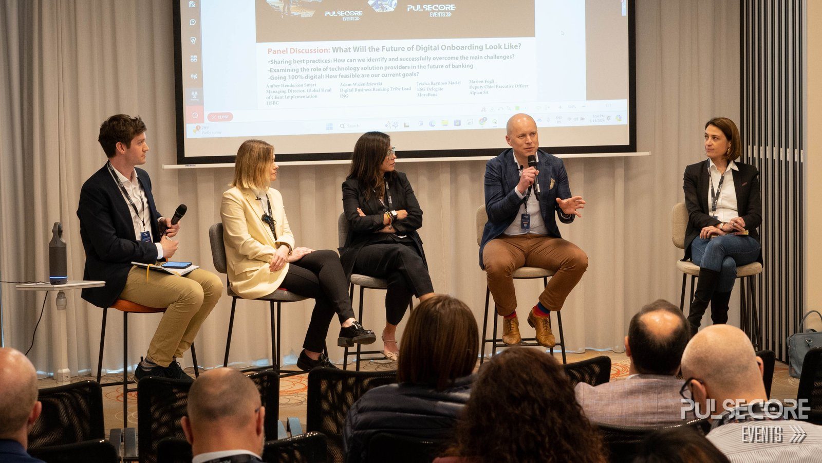 Photograph from a previous edition of the Excellence in Digital Banking summit organised by PulseCore Events, held in Amsterdam, Netherlands